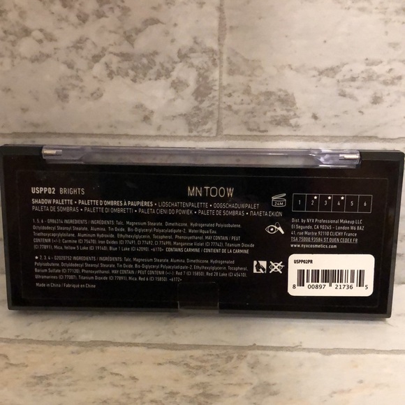 NYX Ultimate Edit Mini Eye Eyeshadow Palette Pride LGBTQ Rainbow Brights - Picture 8 of 11